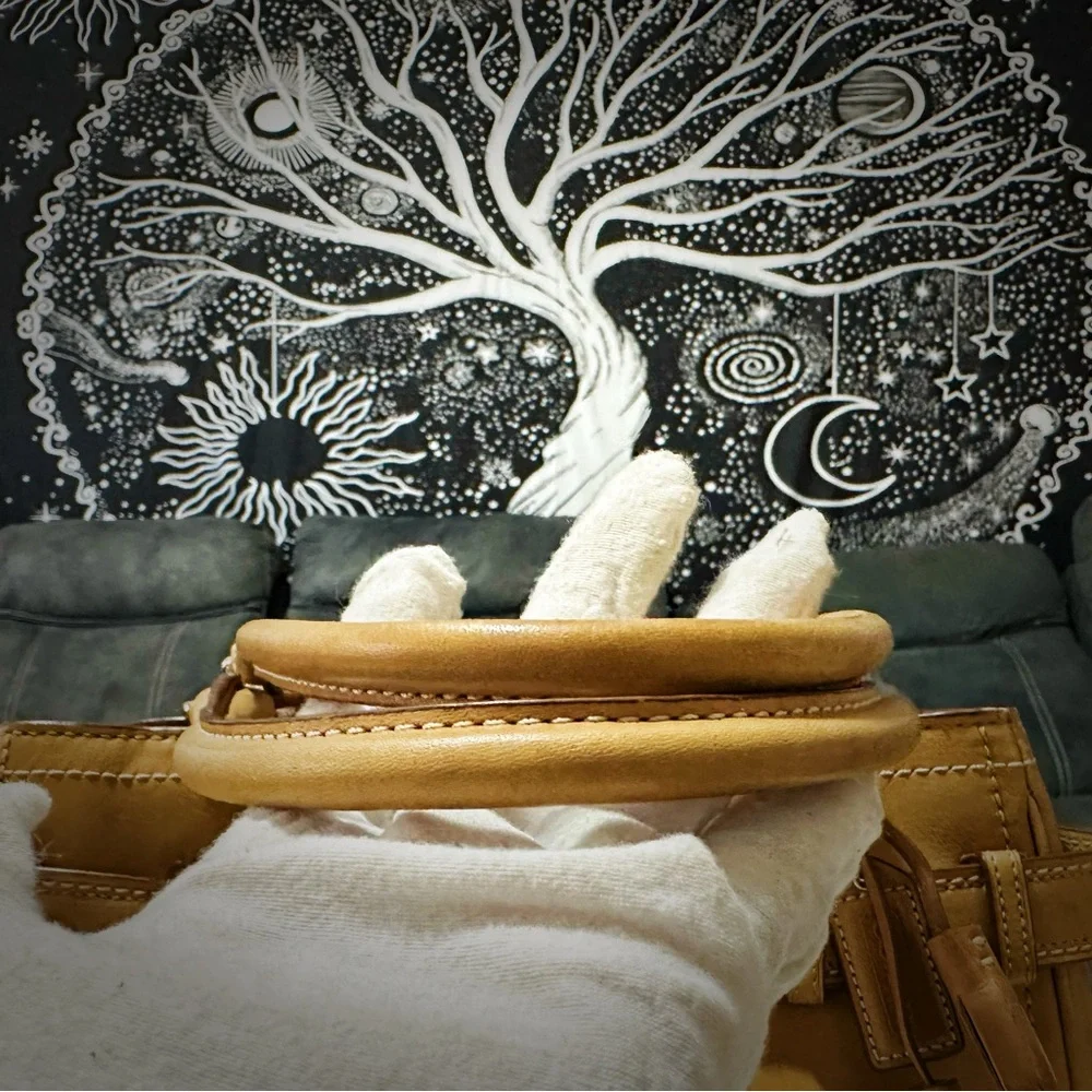 Vintage Coach tote bag shoulder bag Tan Leather 2007 - Picture 13 of 17